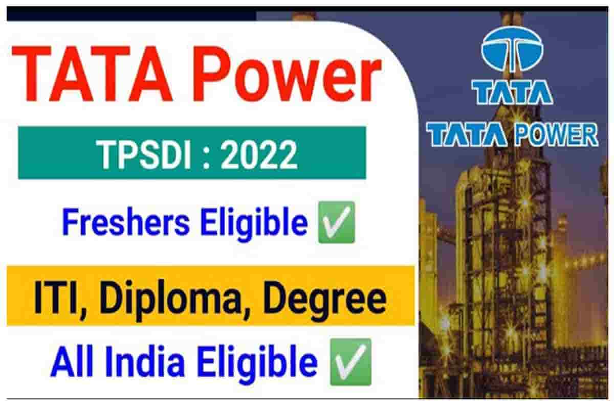TATA Power TPSDI Recruitment 2022
