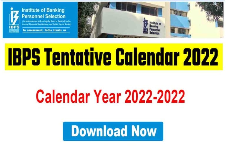 IBPS Tentative Calendar 2022 Out, Download Schedule PDF - CRP For RRBs