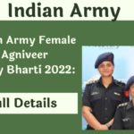 Indian Army Female Agniveer Rally Bharti 2022