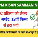 PM Kisan Samman Nidhi Yojana 12th Installment Date