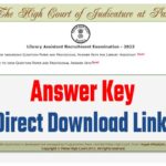 Patna High Court Library Assistant Answer Key 2022