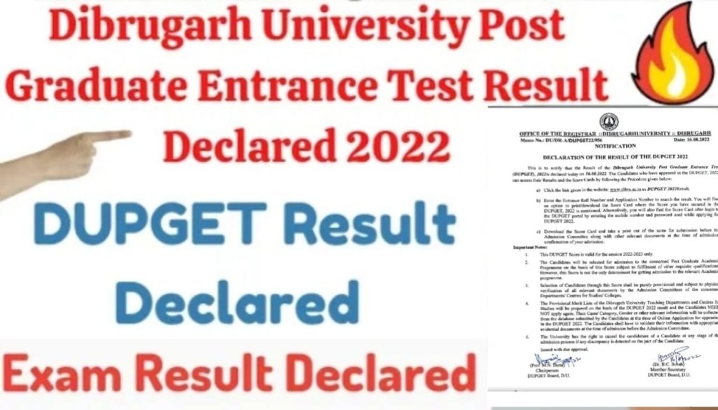DUPGET Results 2022