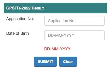 How to Check GPSTR Result 2022 Step by Step?