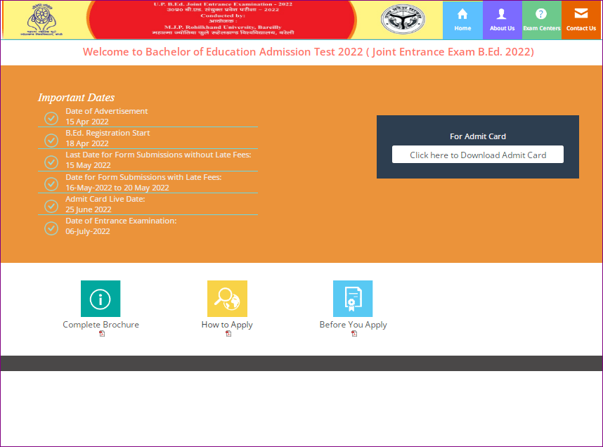 UP B.ED Entrance Exam Result 2022 Direct Link To Download Scorecard, Rank