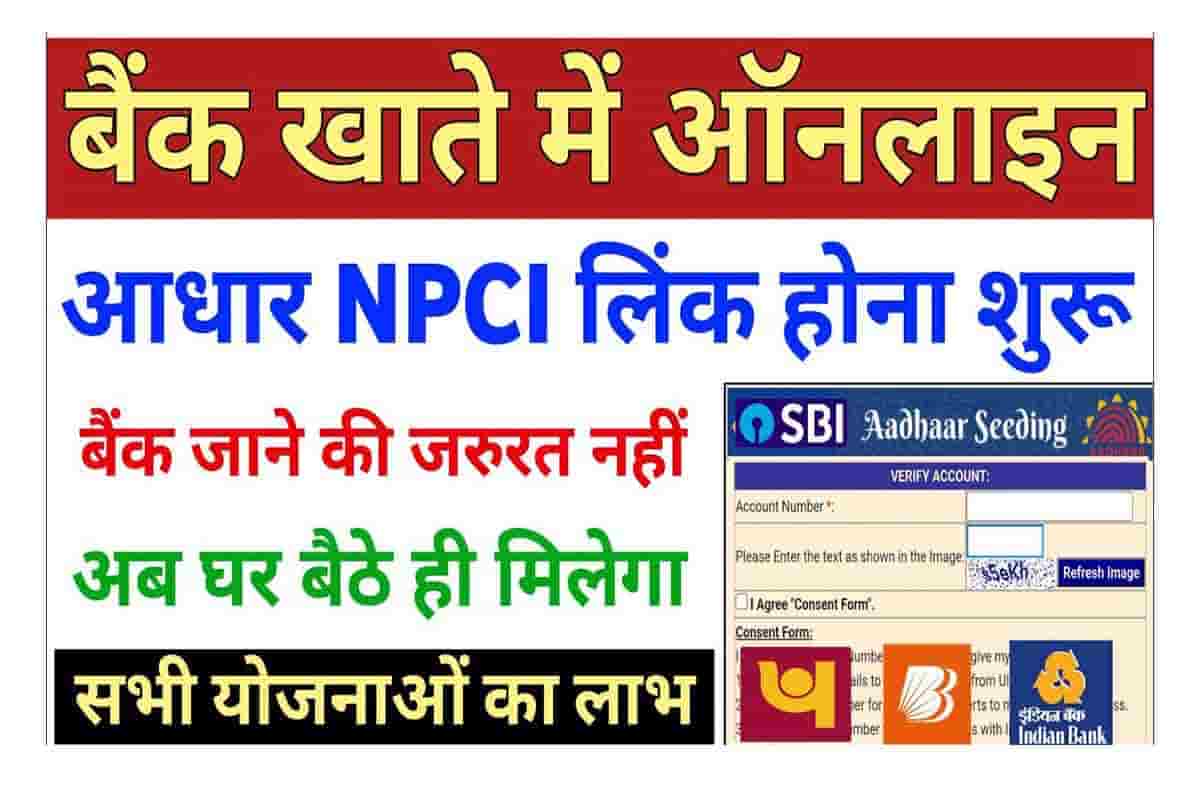 How To Link Aadhaar To Bank Account NPCI