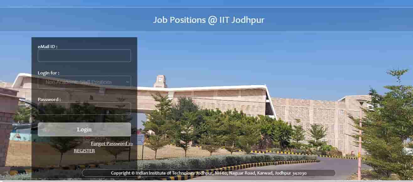 IIT Jodhpur Recruitment 2022