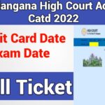 Telangana High Court Admit Card 2022