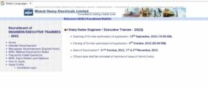 How to Online Apply BHEL Recruitment 2022 Step by Step?