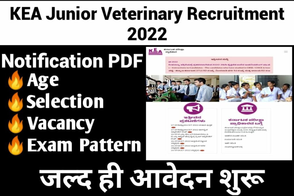 KEA Junior Veterinary Inspector Recruitment 2022