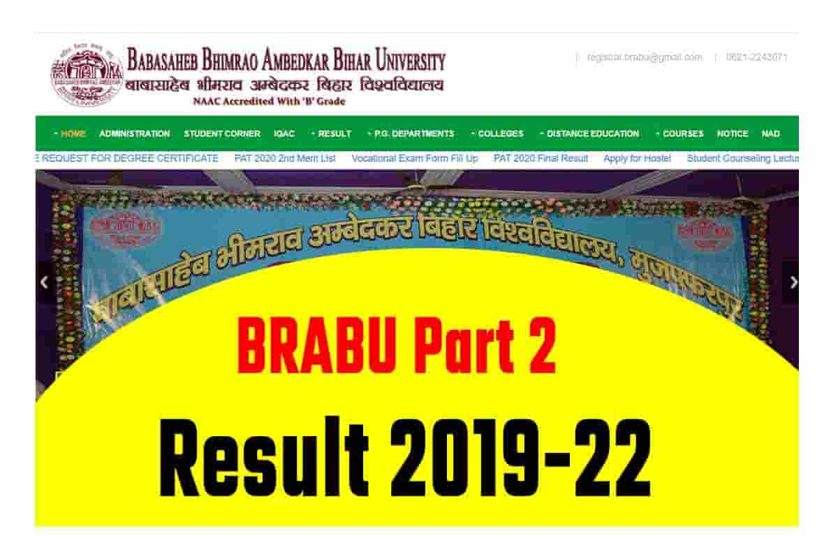 BRABU Part 2 Result 2019-22
