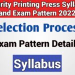 Security Printing Press Hyderabad Syllabus 2022