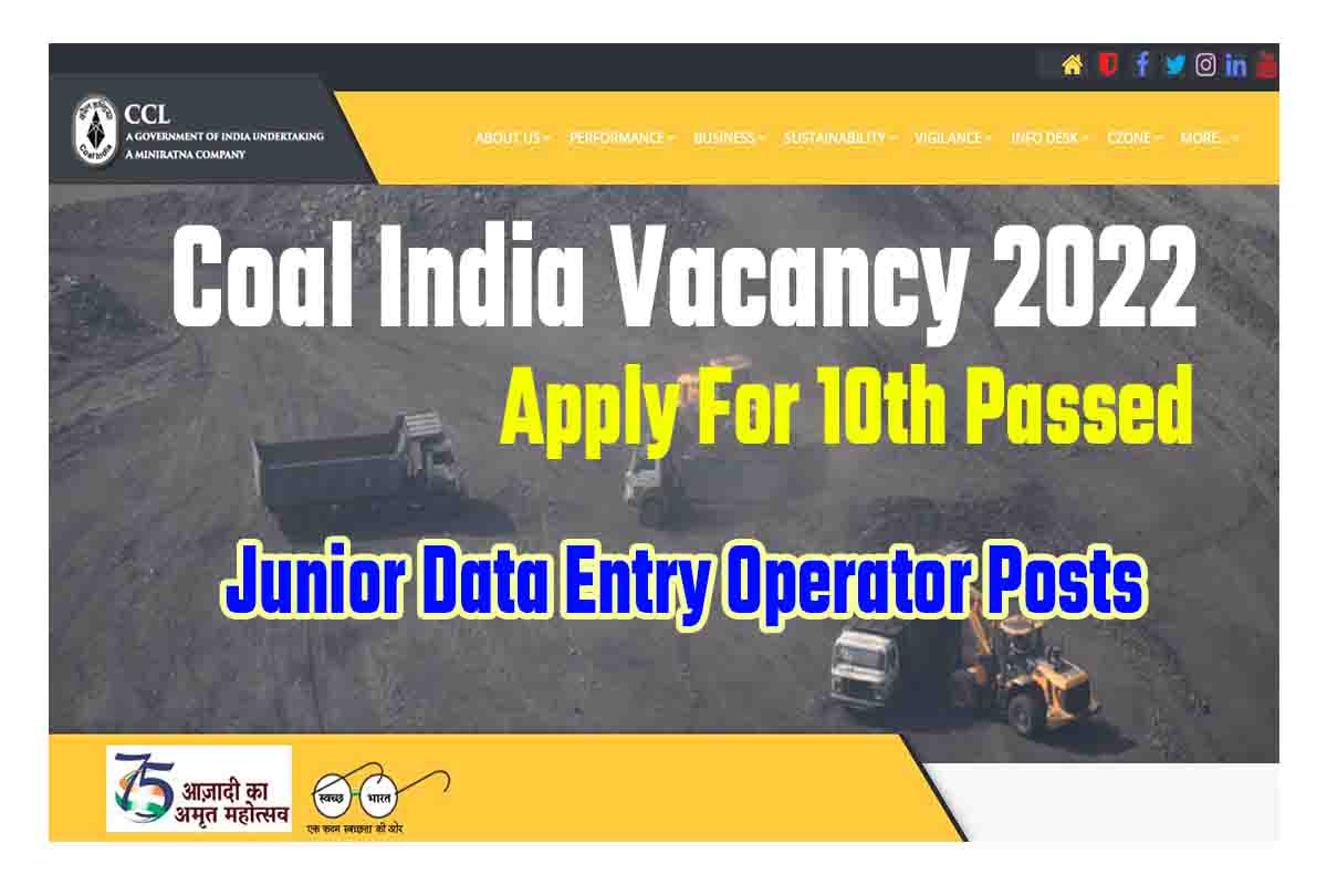 Coal India Vacancy 2022