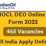 IOCL DEO Online Form 2022-min
