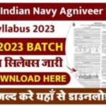 Indian Navy Agniveer SSR Syllabus 2023