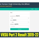 VKSU Part 2 Result 2019-22VKSU Part 2 Result 2019-22