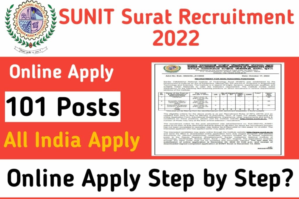 SVNIT Surat Recruitment 2022