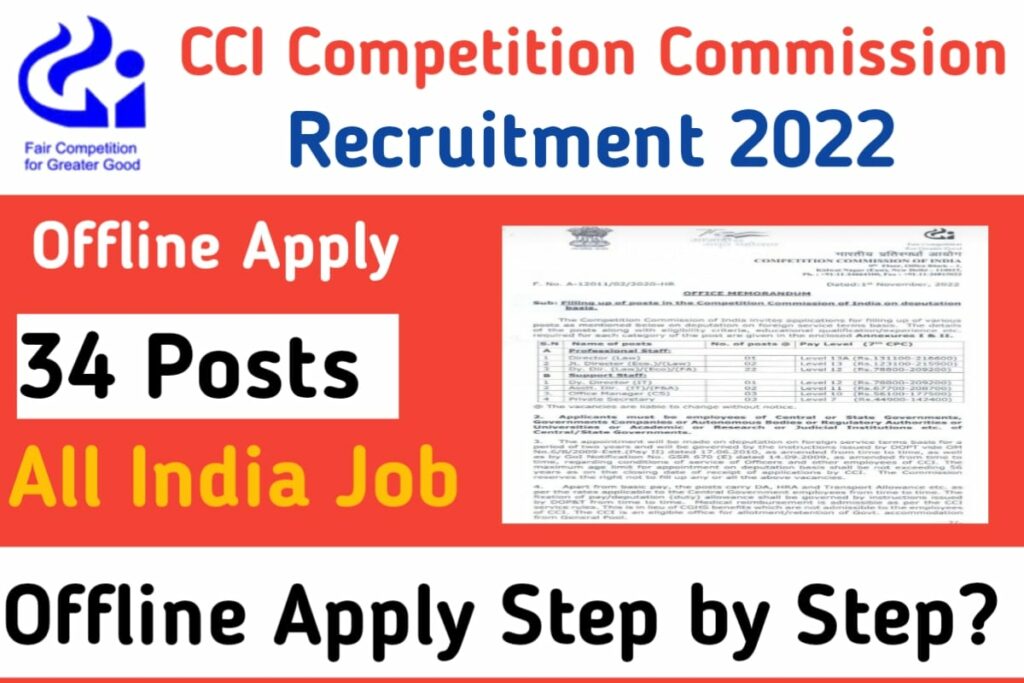 CCI Competition Commission Recruitment 2022