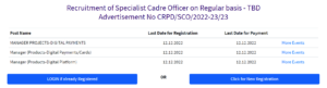 How to Online SBI SCO Recruitment 2022 Step by Step?