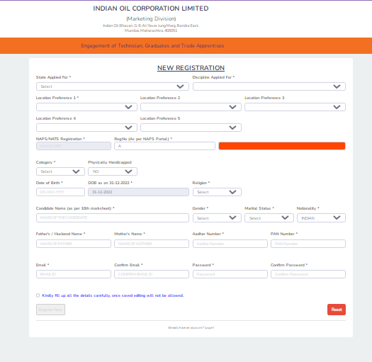 IOCL Recruitment 2024