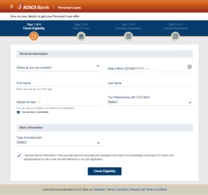 ICICI Bank Instant Personal Loa