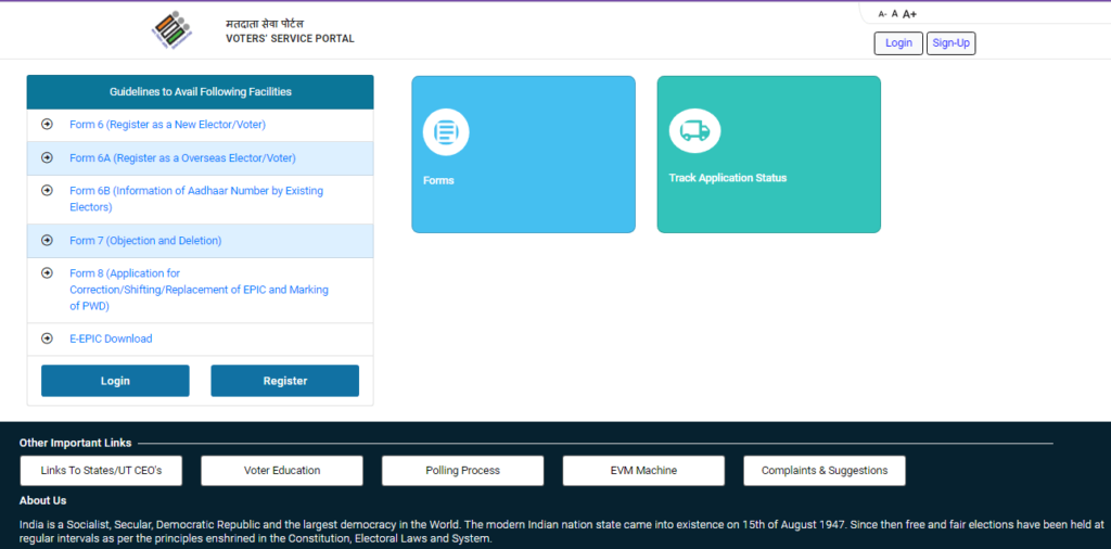 New Voter Id Card Apply Online 2024 New Portal Released