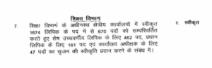 Bihar Shiksha Vibhag Clerk Vacancy 2023