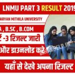 LNMU Part 3 Result 2019-22