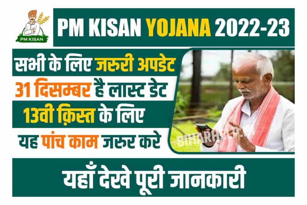 PM Kisan Samman Nidhi Yojana 13th Installment Date 2023