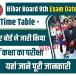 Bihar Board 9th Exam Date 2023