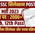 SSC Selection Post Phase 11 Syllabus 2023