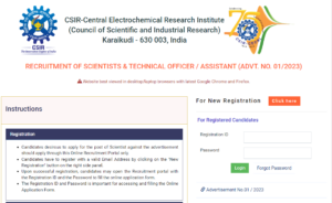 CSIR CECRI Recruitment 2023