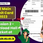JEE Main April Admit Card 2023