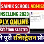 Sainik School Admission Counselling 2023