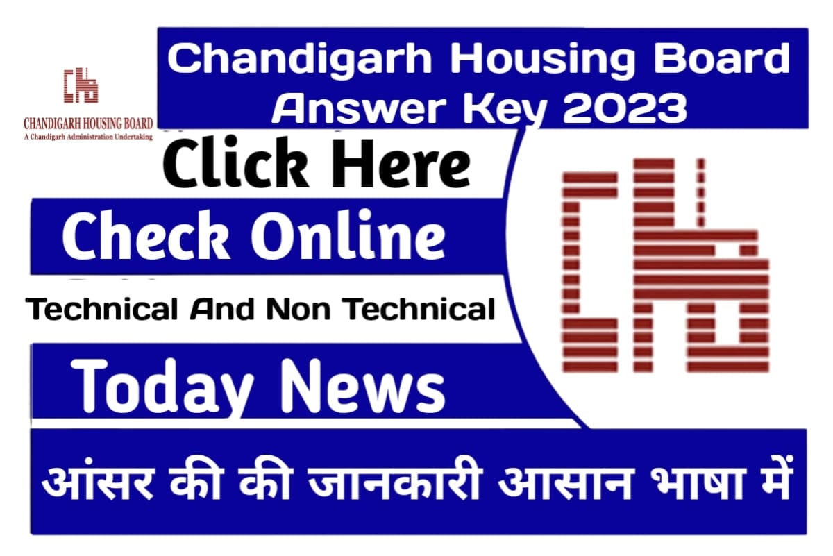 Chandigarh Housing Board Answer Key 2023