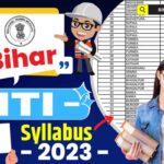 Bihar ITI Syllabus 2023