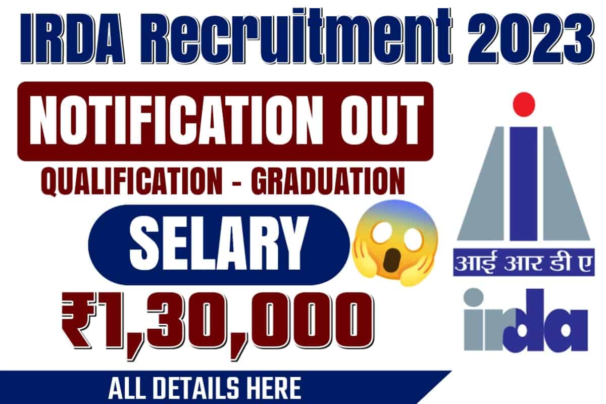 IRDA Recruitment 2023