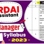 IRDAI Assistant Manager Syllabus 2023
