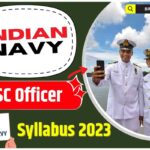 Indian Navy SSC Officer Syllabus 2023