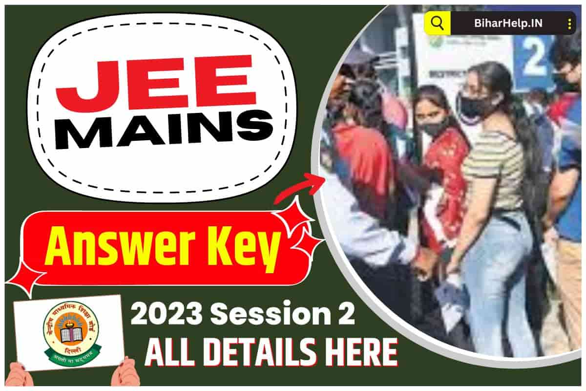 JEE Mains Answer Key 2023 Session 2