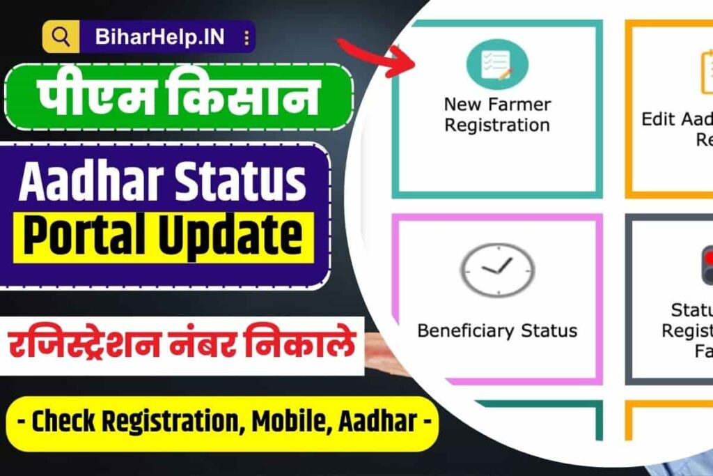 PM Kisan Beneficiary Status Check By Aadhaar Card