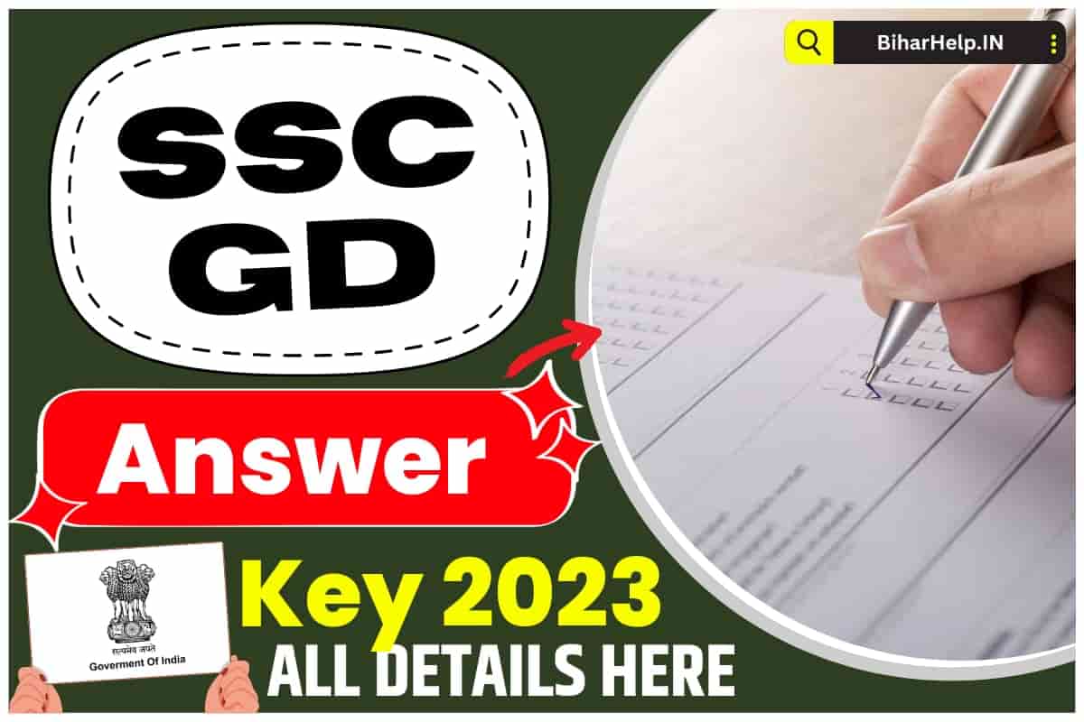SSC GD Answer Key 2023