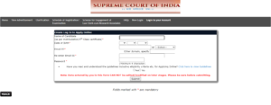 Supreme Court of India Recruitment 2023