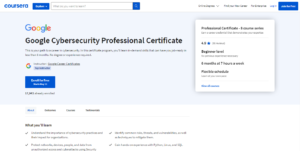 Google Cybersecurity Certificate Course 2023 Free 
