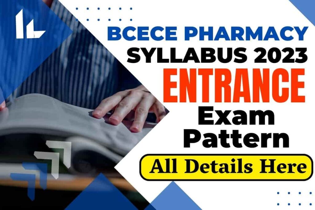 BCECE Pharmacy syllabus 2023