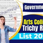 Government Arts College Trichy Rank List