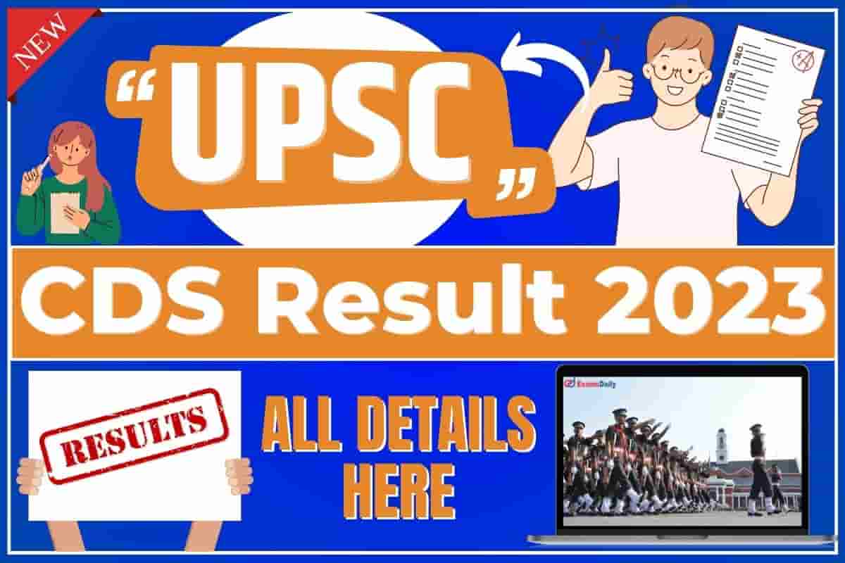 UPSC CDS Result 2023