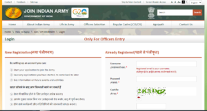 Indian Army SSC Registration 2023