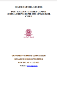 UGC Scholarships