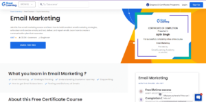 Free Email Marketing Course With Certificate