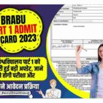 Brabu Part 1 Admit Card 2023
